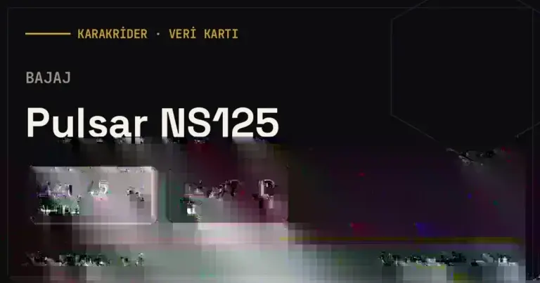 Bajaj Pulsar NS125 teknik veri kartı — silindir, güç, tüketim | KARAKRİDER